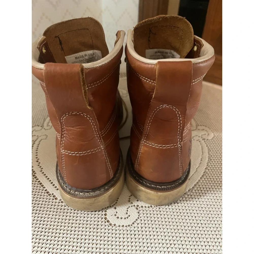 Thorogood 814-4200 Men's 6" Leather Work Boots-Brown-Size: 7 D - Picture 5 of 9